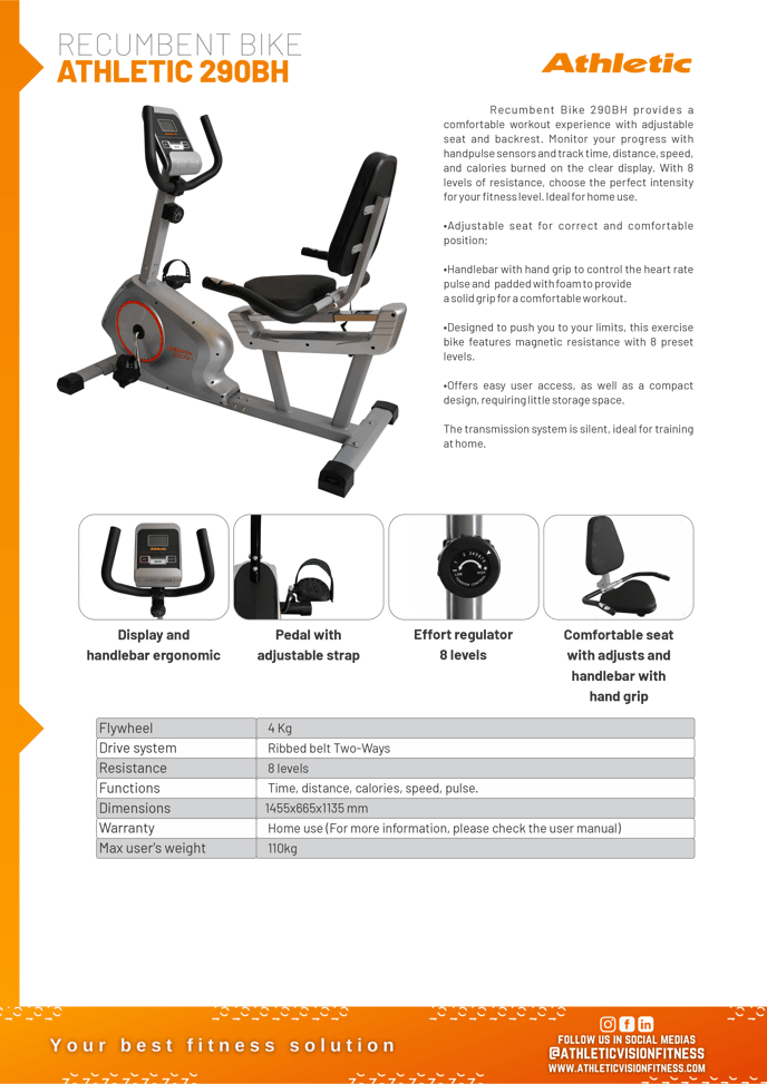 RECUMBENT BIKE 290BH